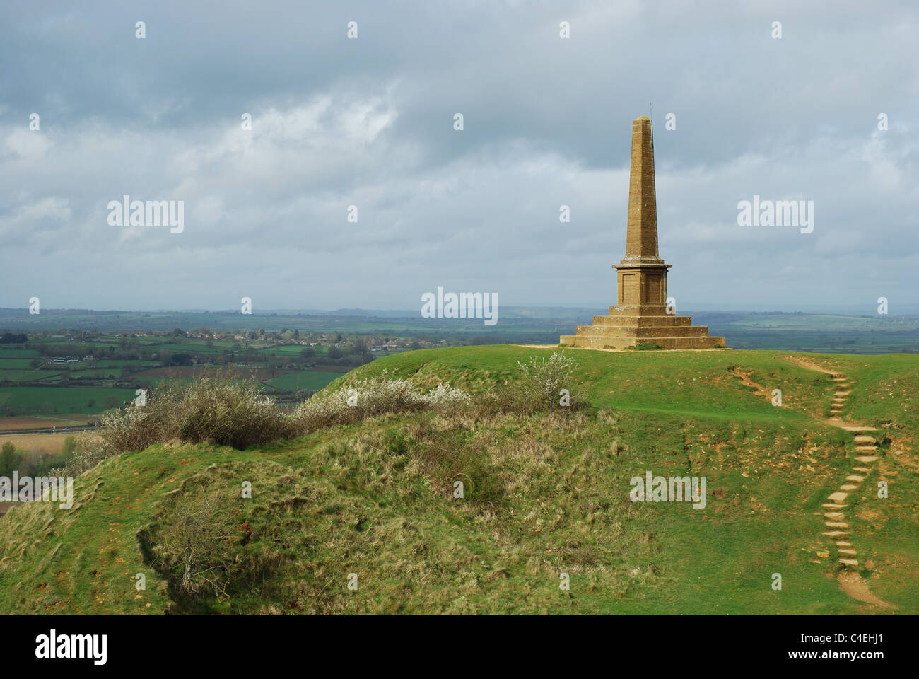 Ham Hill War Memorial, Somerset, UK Stock Photo Alamy