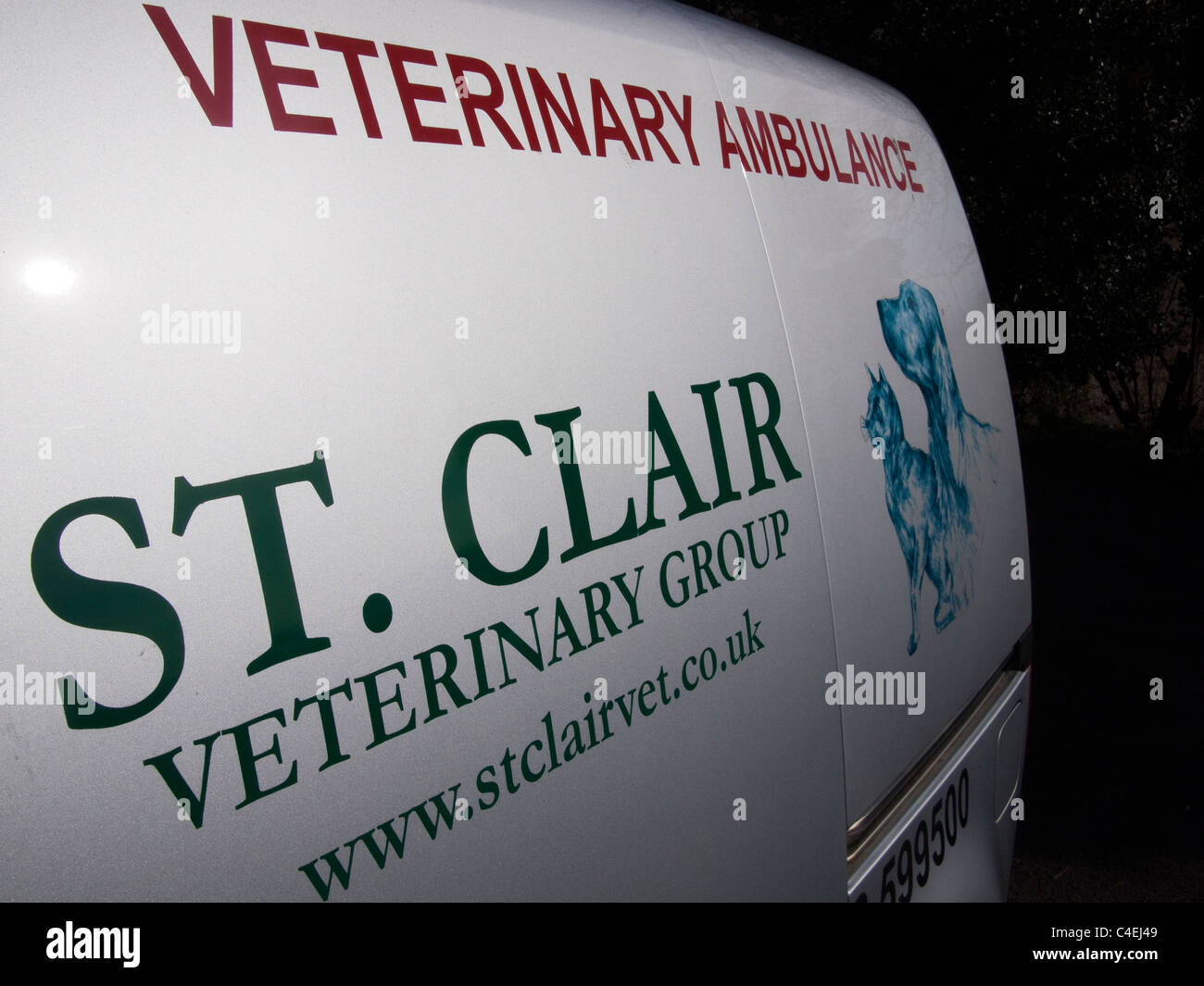 Veterinary Ambulance Stock Photo