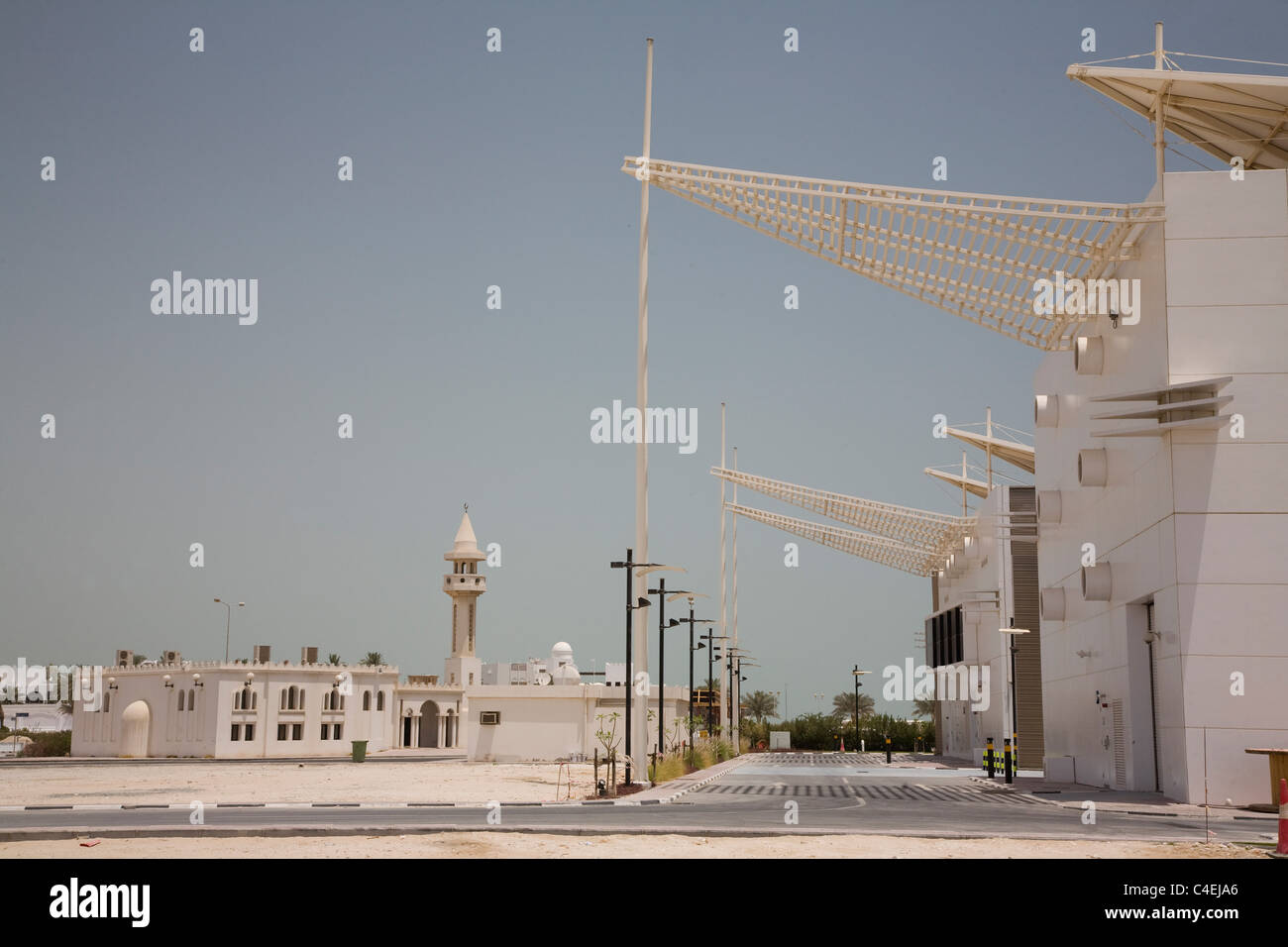 Electricity Substation West Bay Doha Qatar Stock Photo Alamy