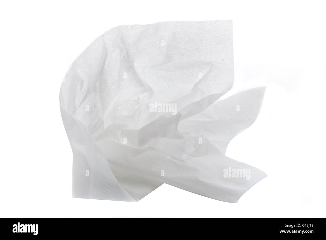 White crumpled tissue hi-res stock photography and images - Alamy