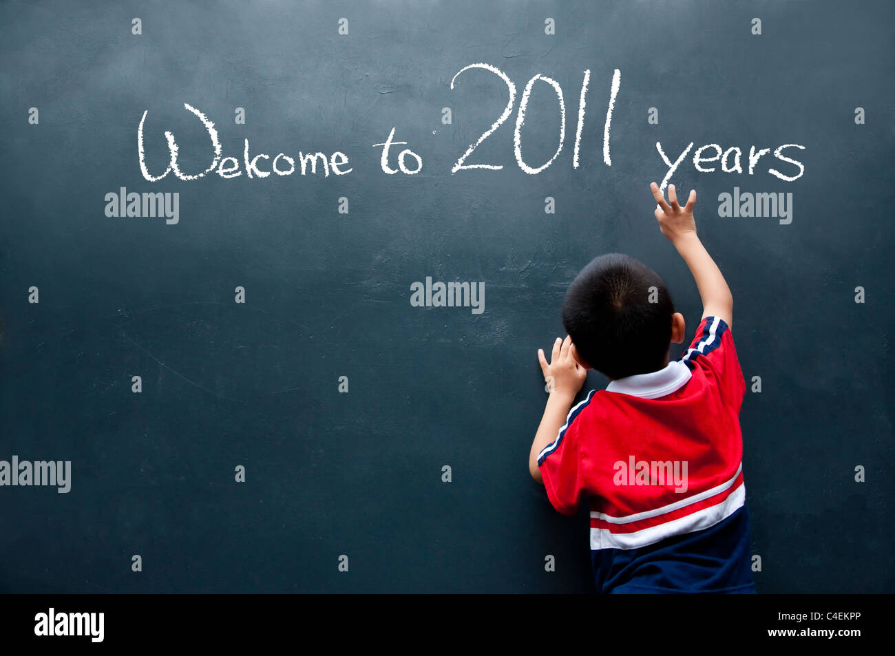 Welcome to 2011 years Stock Photo
