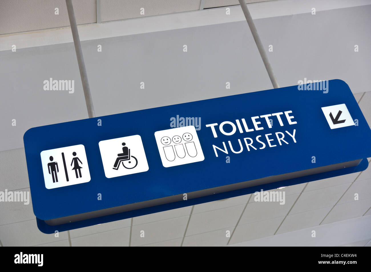 Nursery baby facilities in airport hires stock photography and images