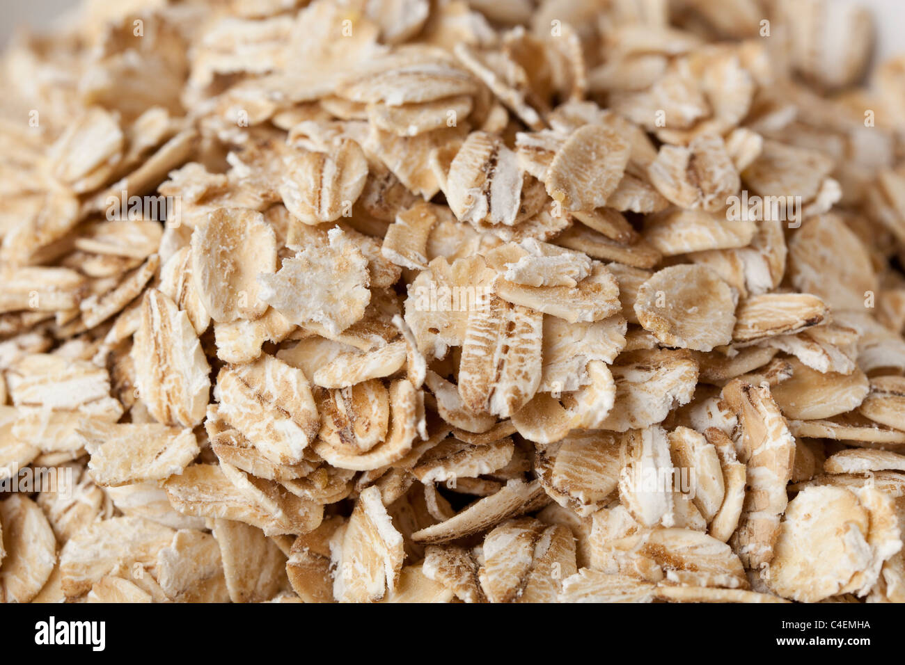 Dry whole grain oatmeal Stock Photo Alamy