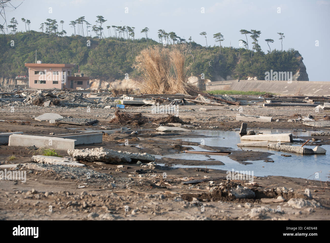 Japan tsunami walls
