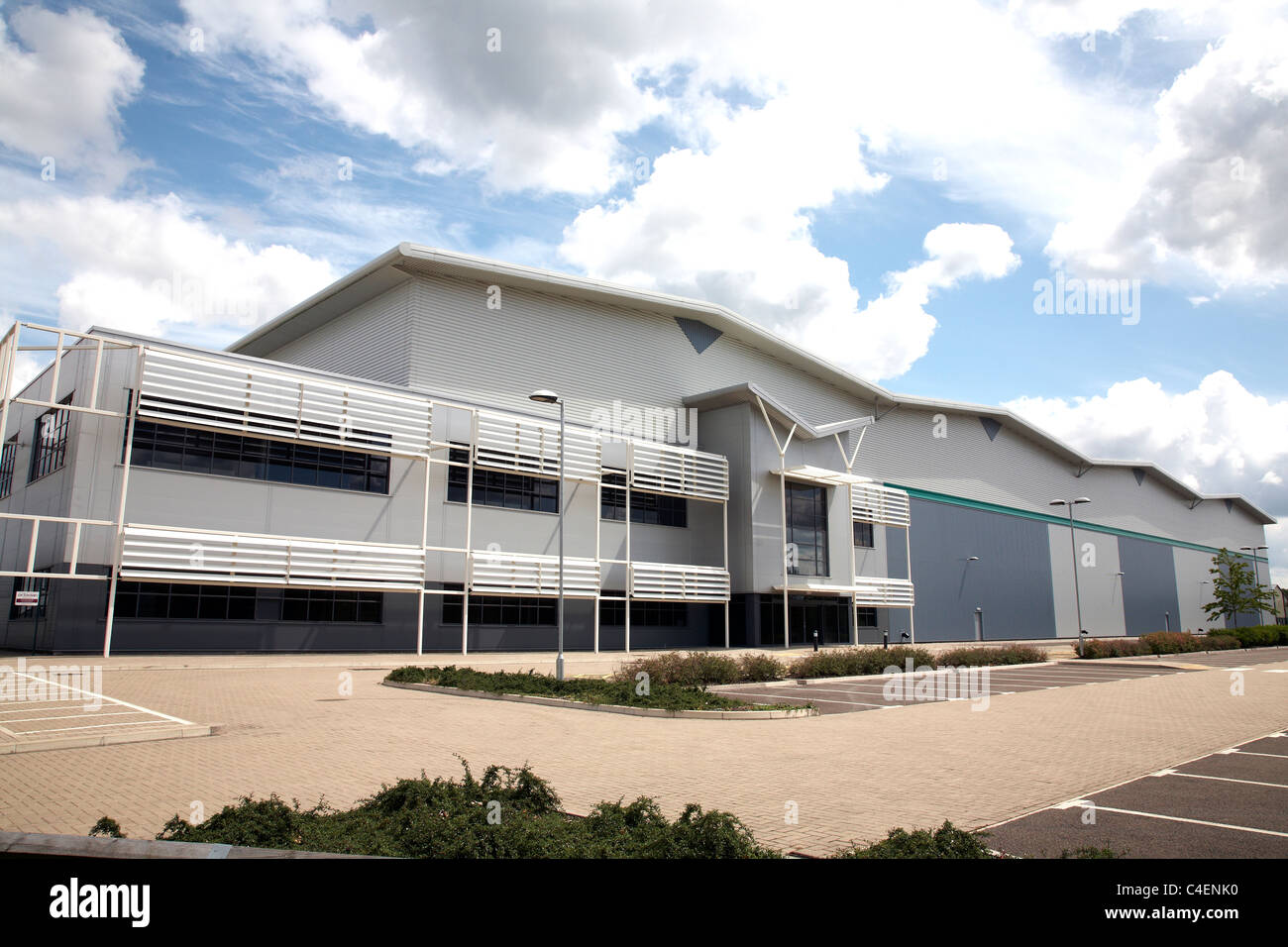 Modern empty industrial building to let in Crewe Cheshire UK Stock