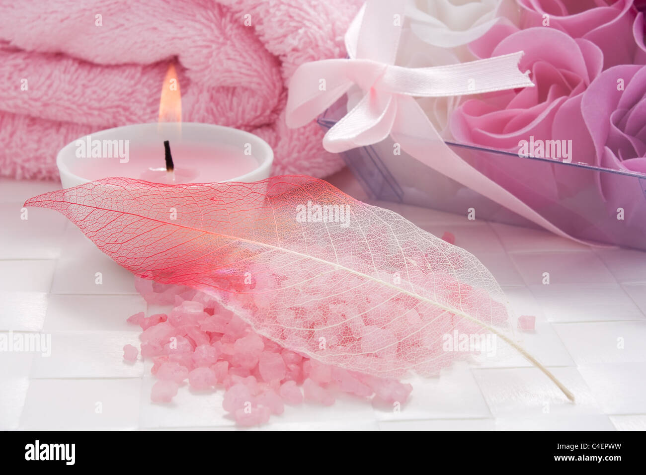 Aromatherapy SPA set Stock Photo Alamy