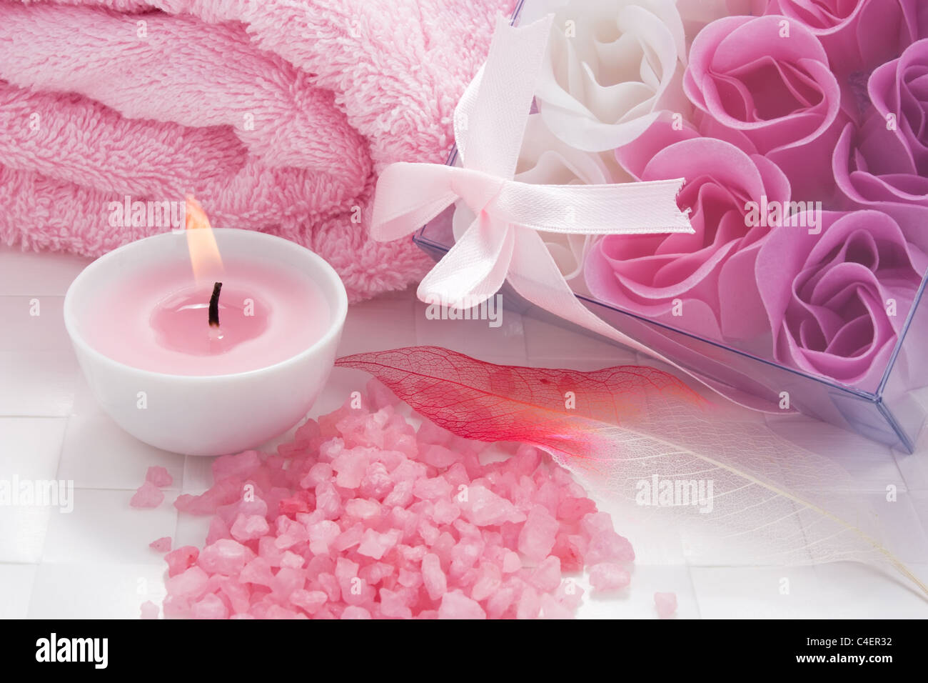 Aromatherapy SPA set Stock Photo Alamy