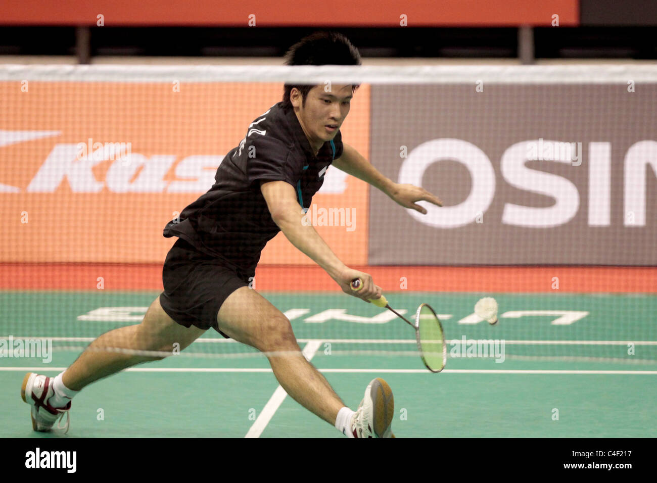 Derek Wong of Singapore during the Men's Singles Qualification of the  Li-Ning Singapore Open 2011 Stock Photo - Alamy