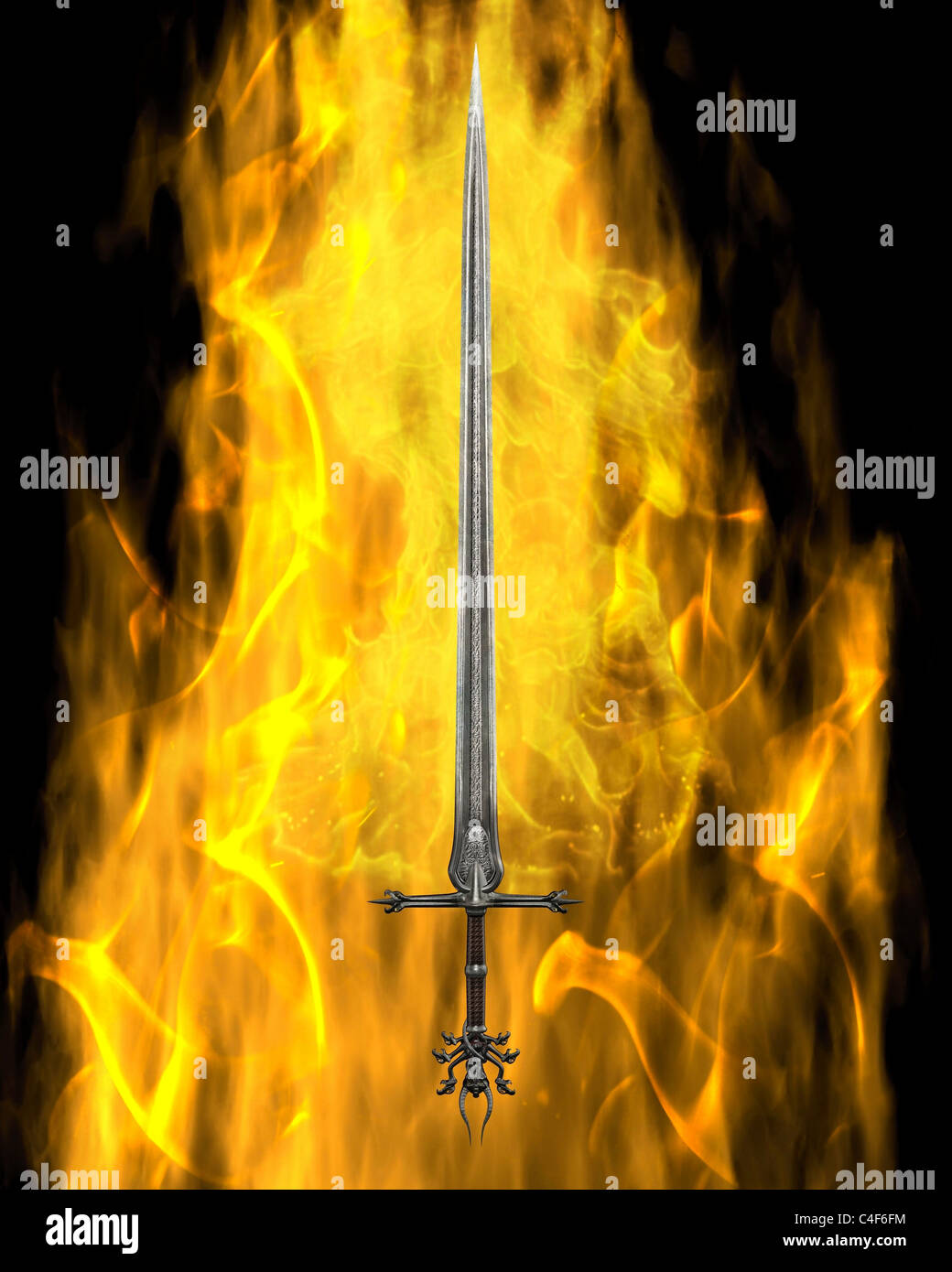 The fire sword hi-res stock photography and images - Alamy