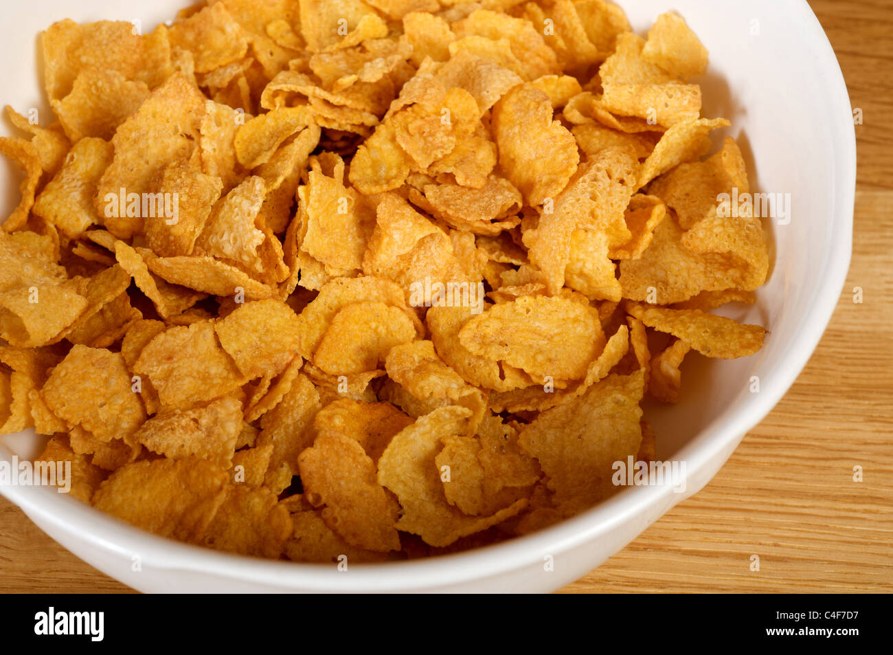 Bowl of cornflakes Stock Photo - Alamy