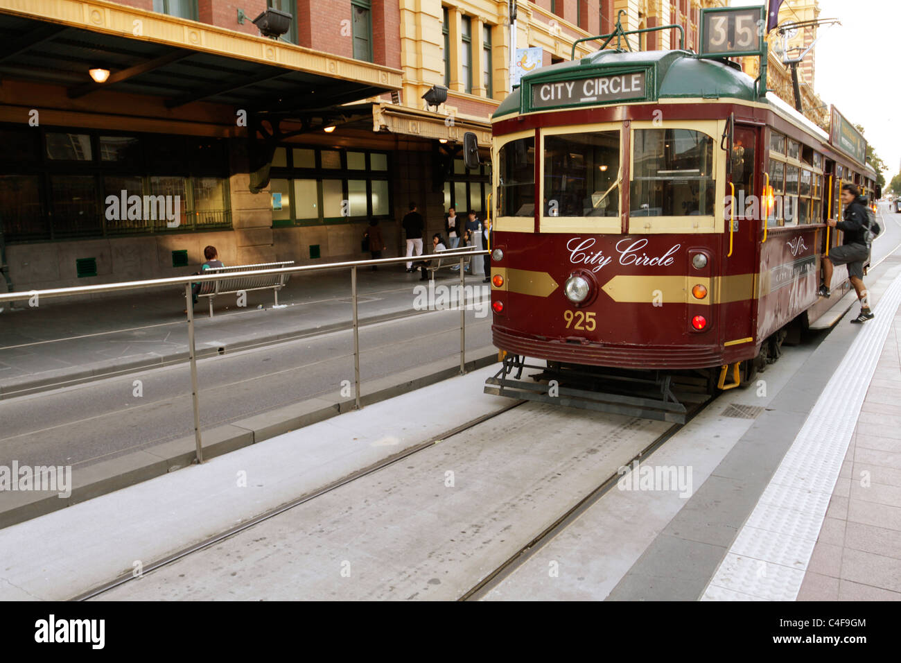 City Circle Tram in Melbourne, Australia Stock Photo