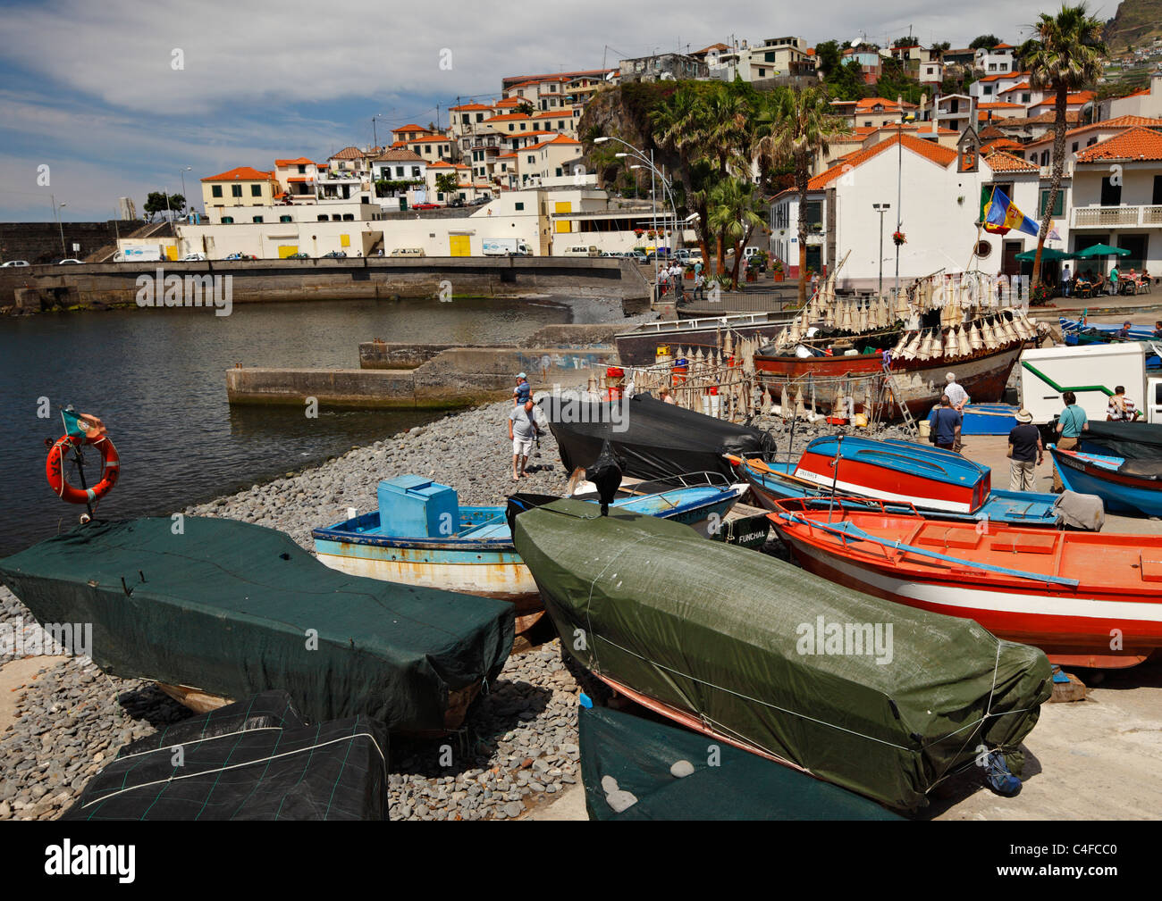 The fishing village of Camara de Lobos, Madeira Stock Photo Alamy