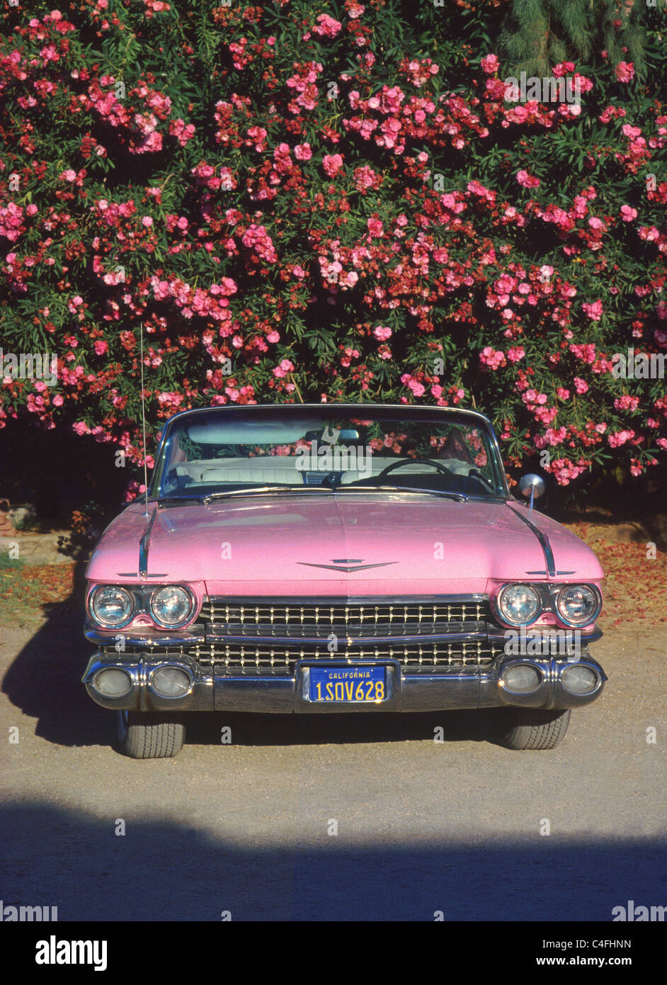 Cadillac pink Stock Photo