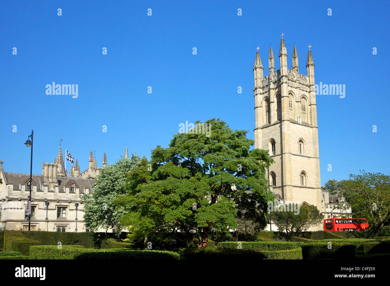 Great Tower of Magdalen College, Oxford University, Oxford, Oxfordshire, England, UK, United Kingdom, GB, Great Britain, British Stock Photo