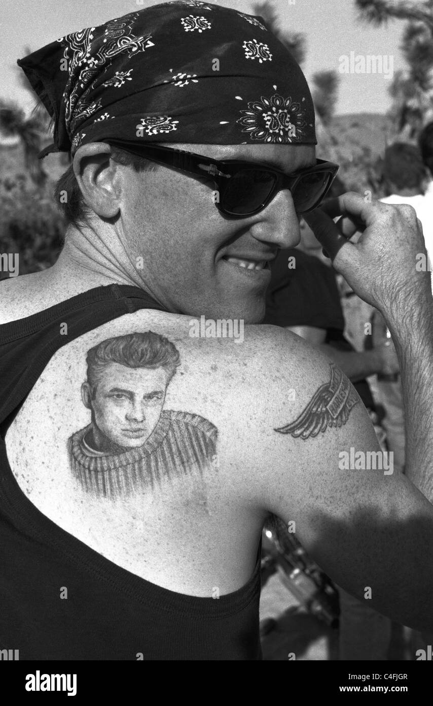 tatoo James Dean Stock Photo - Alamy