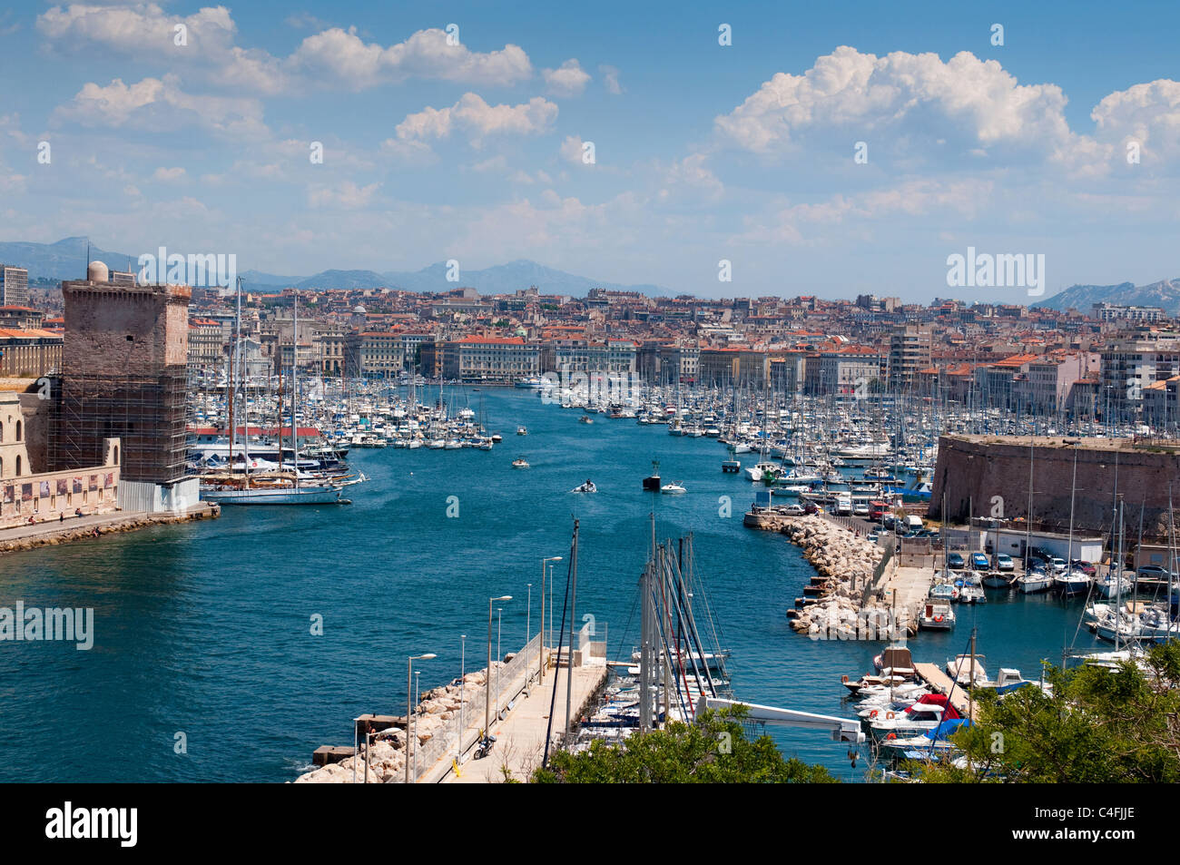 Old port (Vieux Port) - one of the main sight in Marseille, France Stock  Photo - Alamy