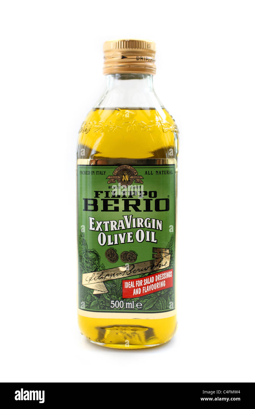 Filippo Berio bottle oil olive Stock Photo - Alamy