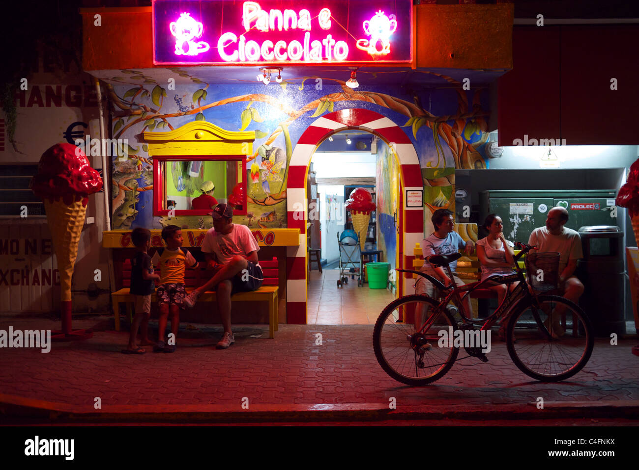 Ice cream shop in Tulum Stock Photo Alamy