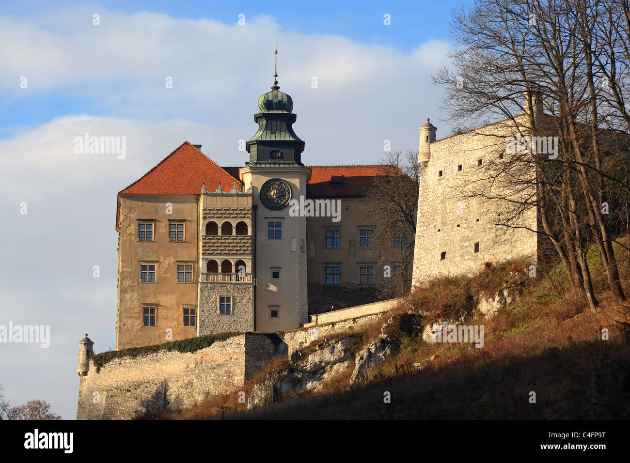 Castle Pieskowa Skala in Ojcowski National Park, Poland Stock Photo