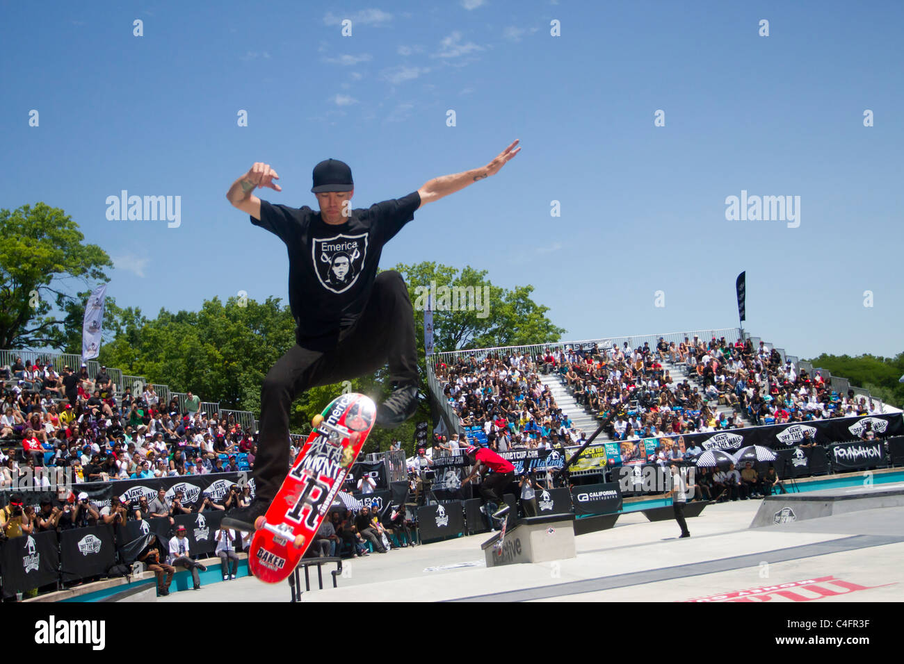 Andrew Reynolds Pro Skateboarder Andrew Reynolds Competing in the 2011 Maloof Money Cup
