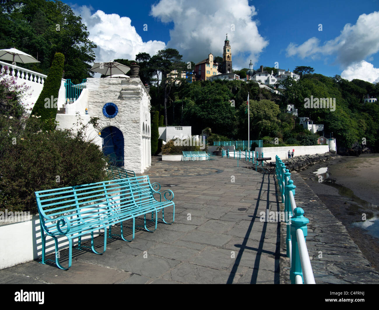 Portmeirion, Gwynedd, Wales Stock Photo