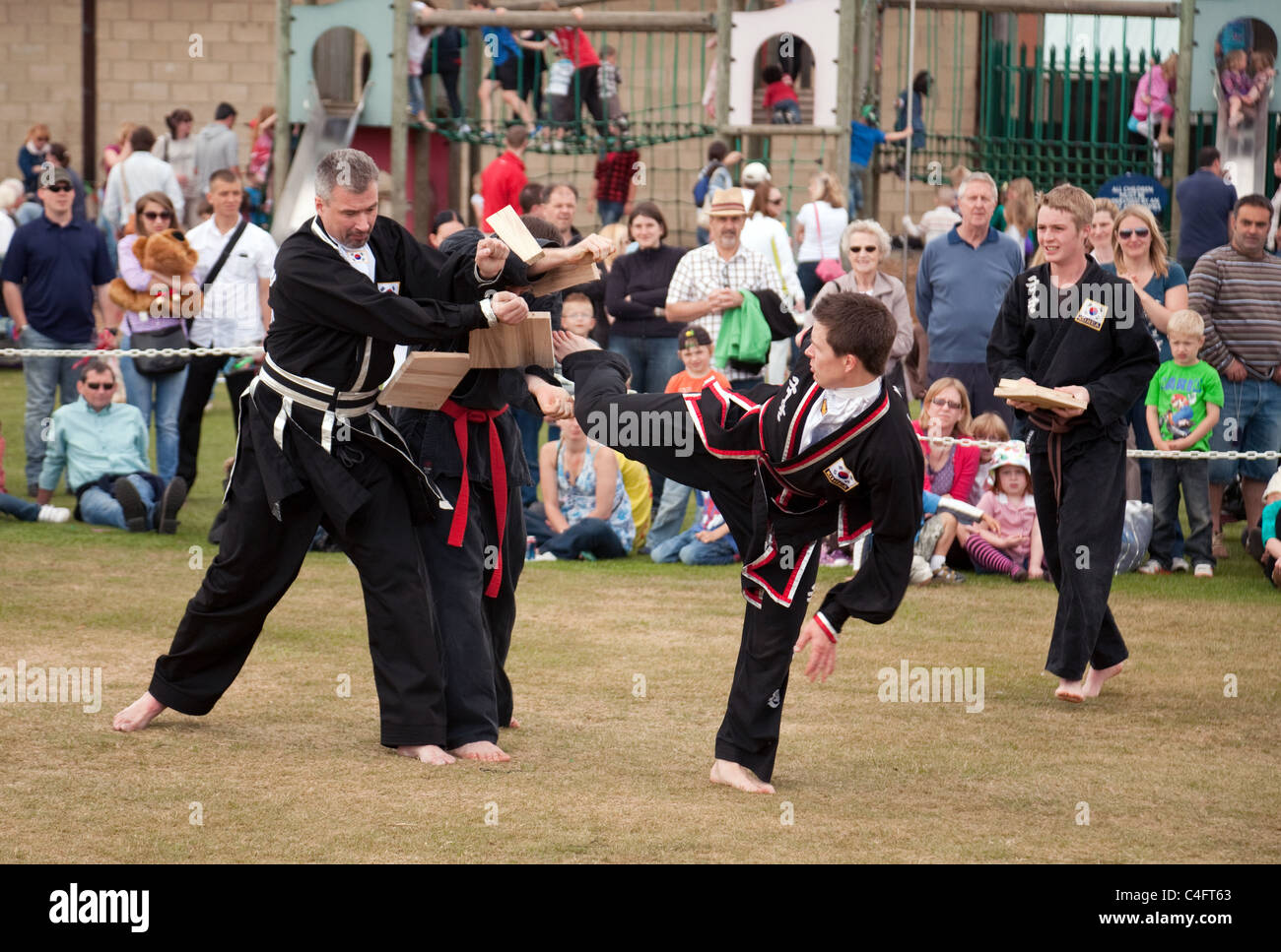 A demonstration of the Korean martial art of Kuk Sool Won, Newmarket