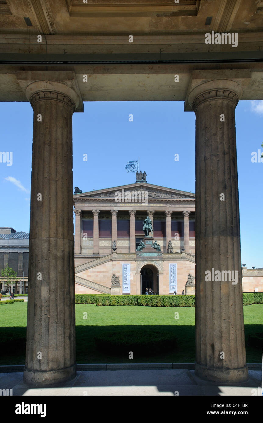 The National Gallery of Berlin Stock Photo
