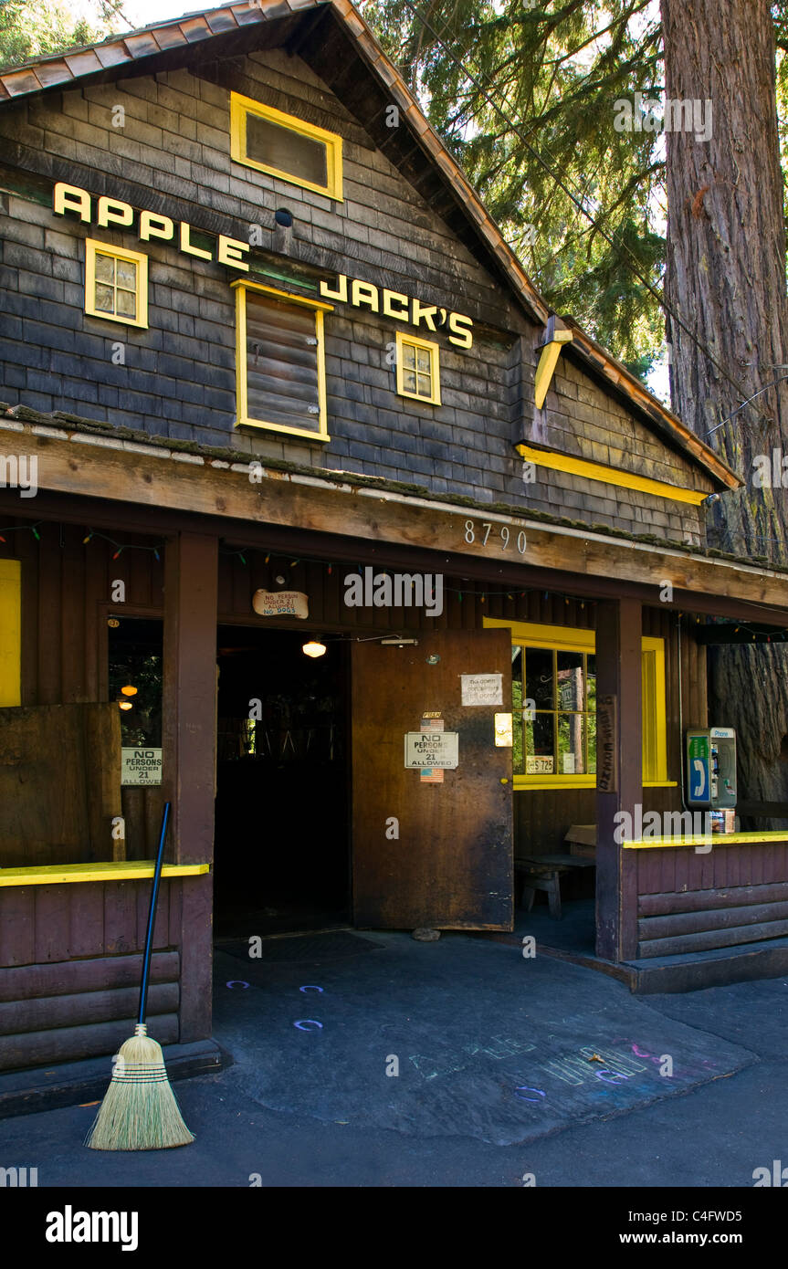 Apple Jacks country bar, La Honda, San Mateo County, California Stock Photo