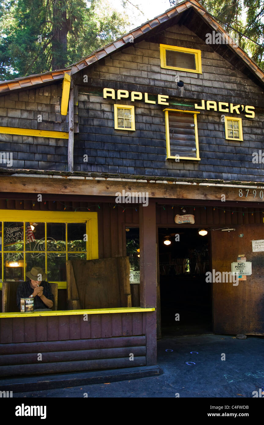 Apple Jacks country bar, La Honda, San Mateo County, California Stock Photo