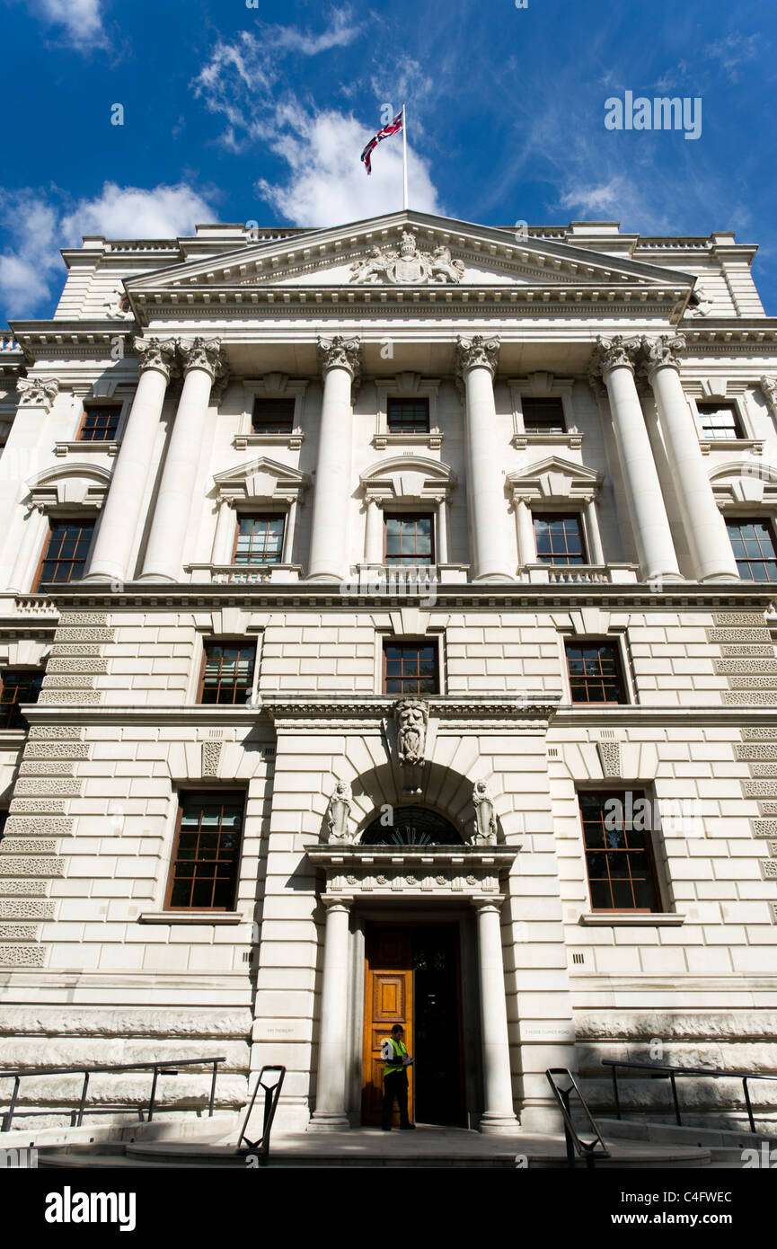 HM Treasury building, London, UK Stock Photo