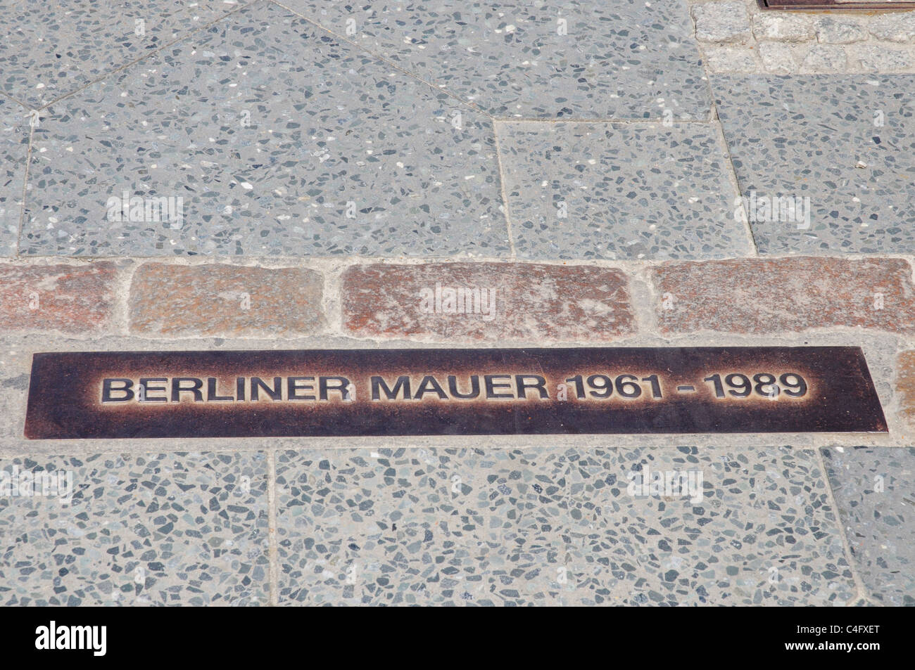 The line that marks the Berlin Wall in Berlin, Germany Stock Photo Alamy