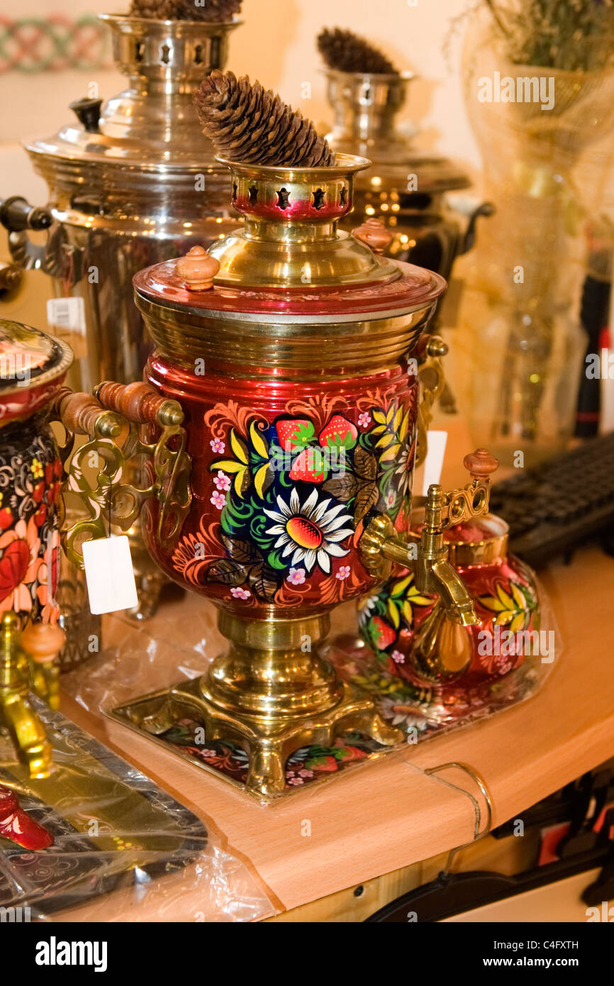 Russia , St Petersburg , souvenir shop or store for tourists ornate