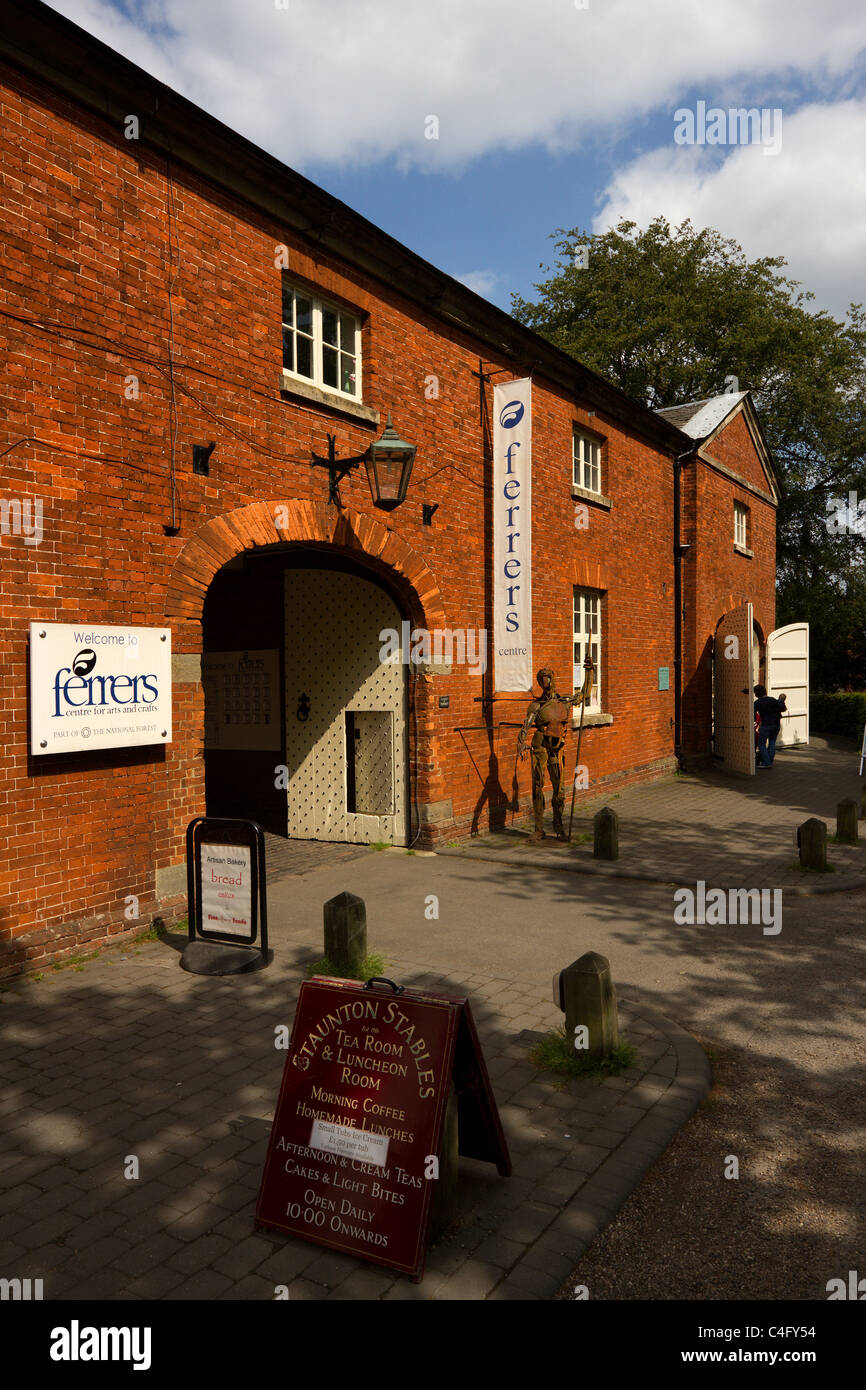 Entrance to the Ferrers Art and Craft Centre, Staunton Harold, Ashby de