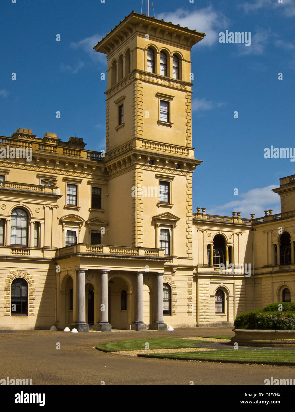 Osborne House, the home of Queen Victoria, Isle of Wight, England, UK