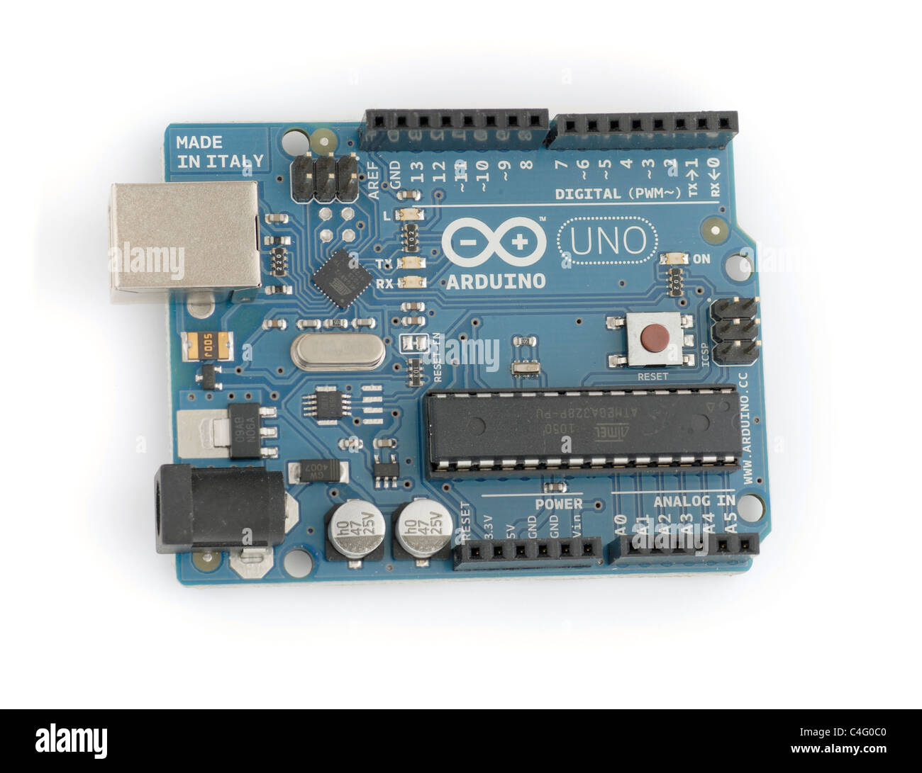 Arduino Board Stock Photo