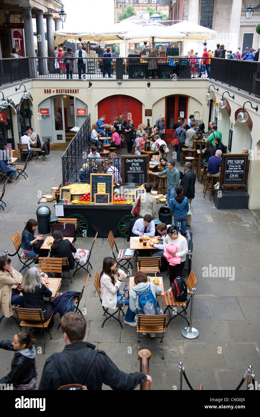 Covent Garden's Market restaurants Stock Photo Alamy