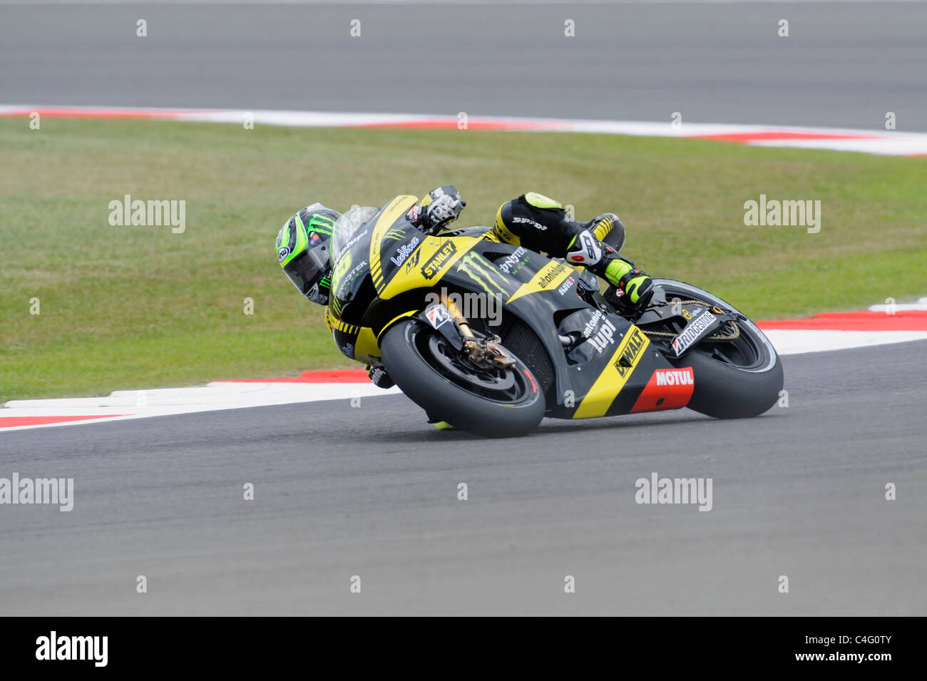 cal crutchlow, tech 3, yamaha, moto gp, 2011, Stock Photo