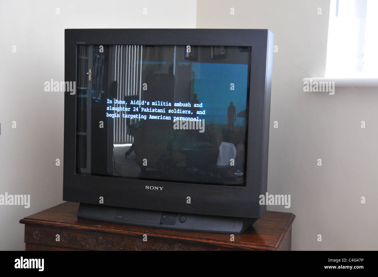 Sony Television 1995 vintage Stock Photo Alamy