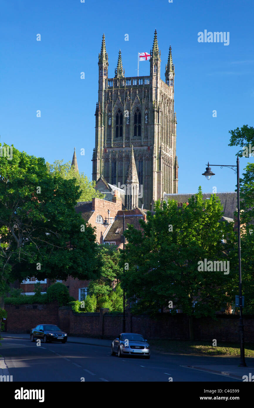 Worcester Cathedral, Worcestershire, England, UK, United Kingdom, GB, Great Britain, British Isles, Europe, EU Stock Photo