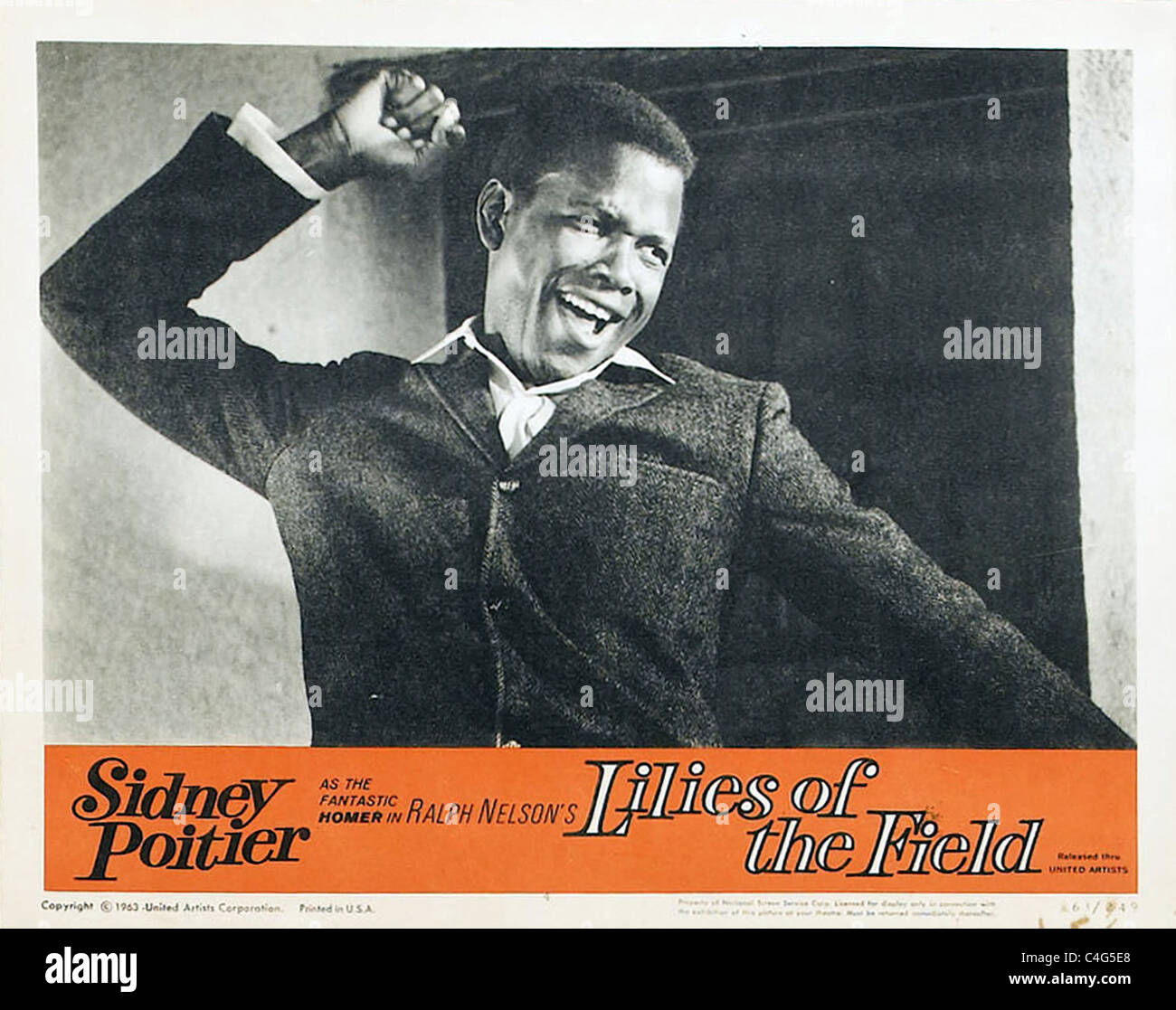 Lilies of the field 1963 sidney poitier hires stock photography and