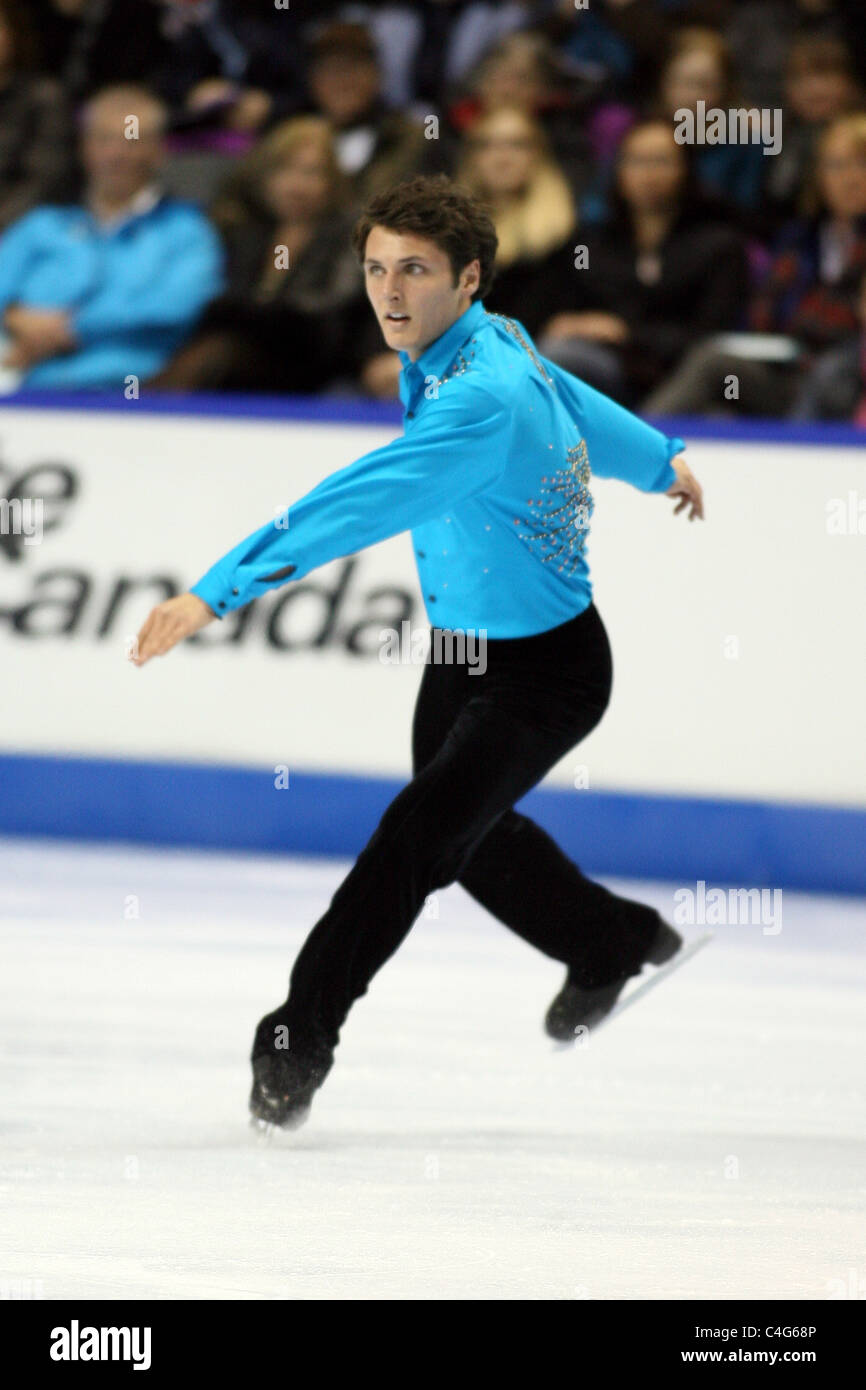 David Ferland competes at the 2010 BMO Canadian Figure Skating