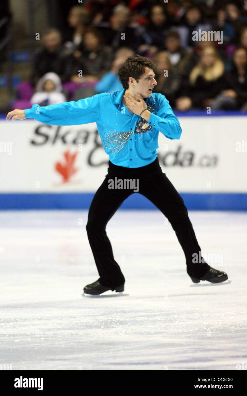 David Ferland competes at the 2010 BMO Canadian Figure Skating