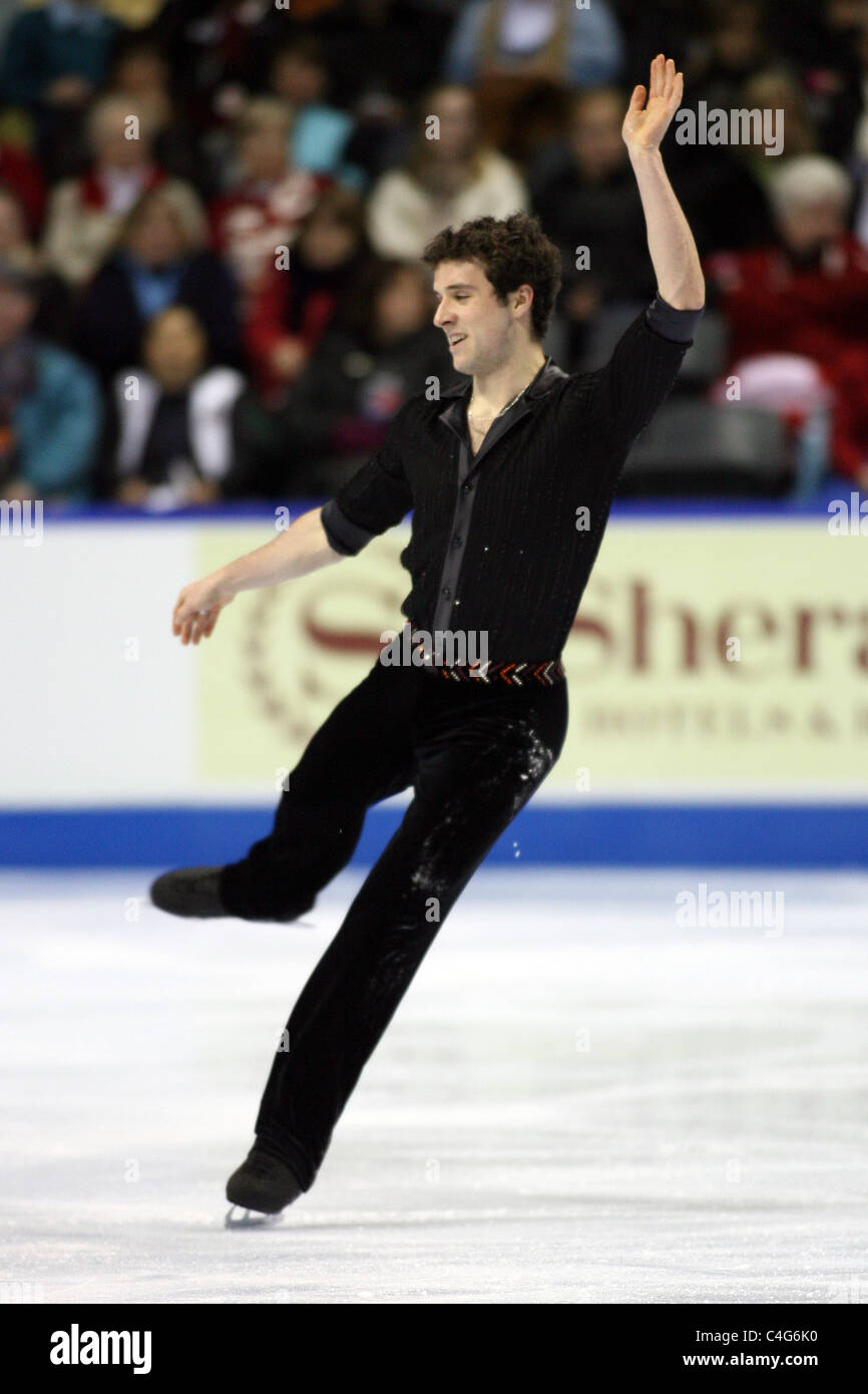 David Struthers competes at the 2010 BMO Canadian Figure Skating
