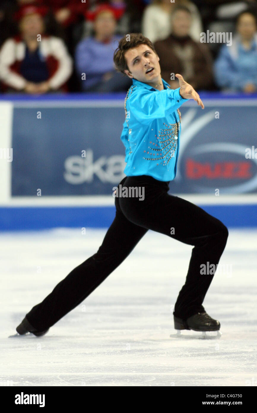 David Ferland competes at the 2010 BMO Canadian Figure Skating