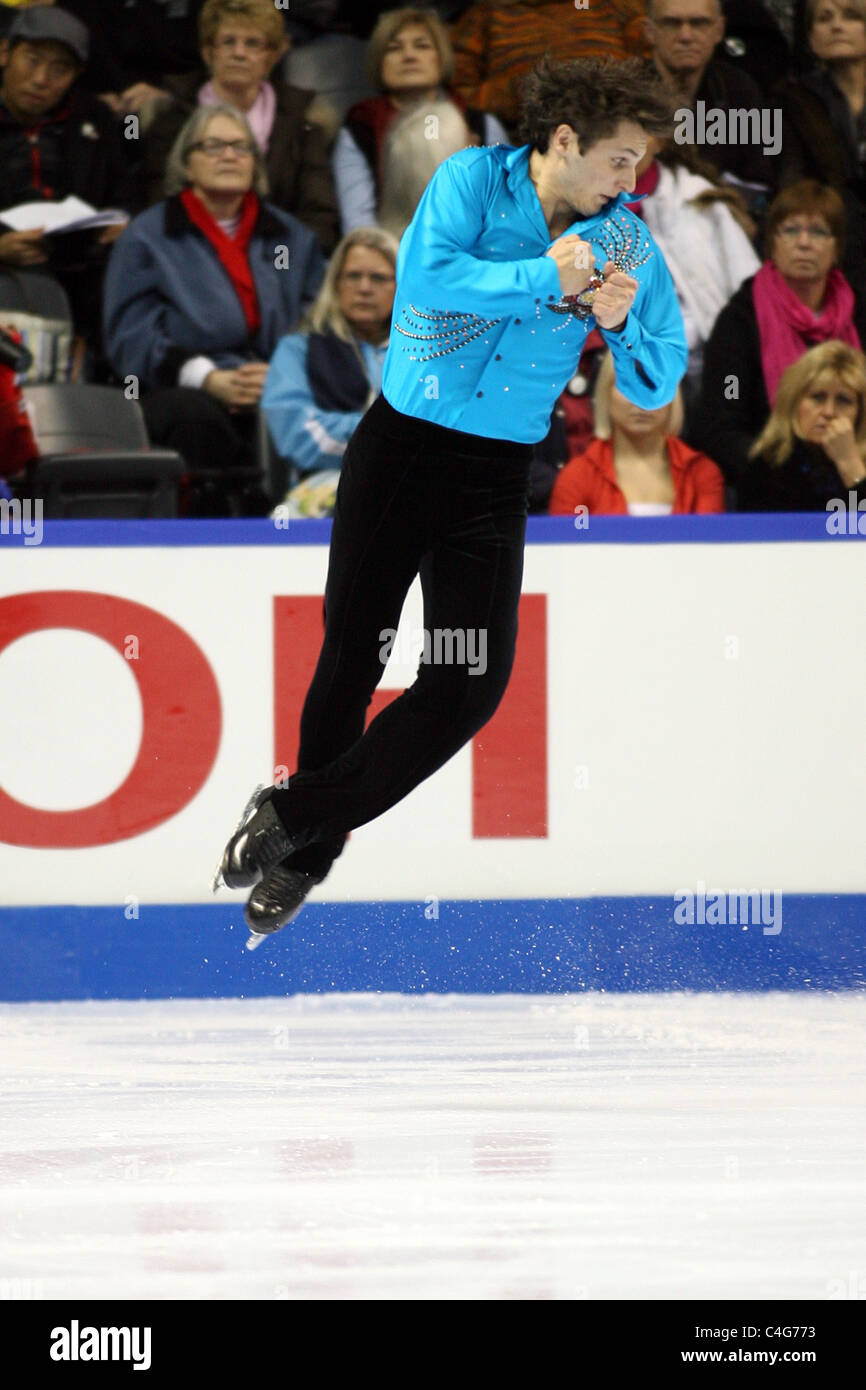 David Ferland competes at the 2010 BMO Canadian Figure Skating