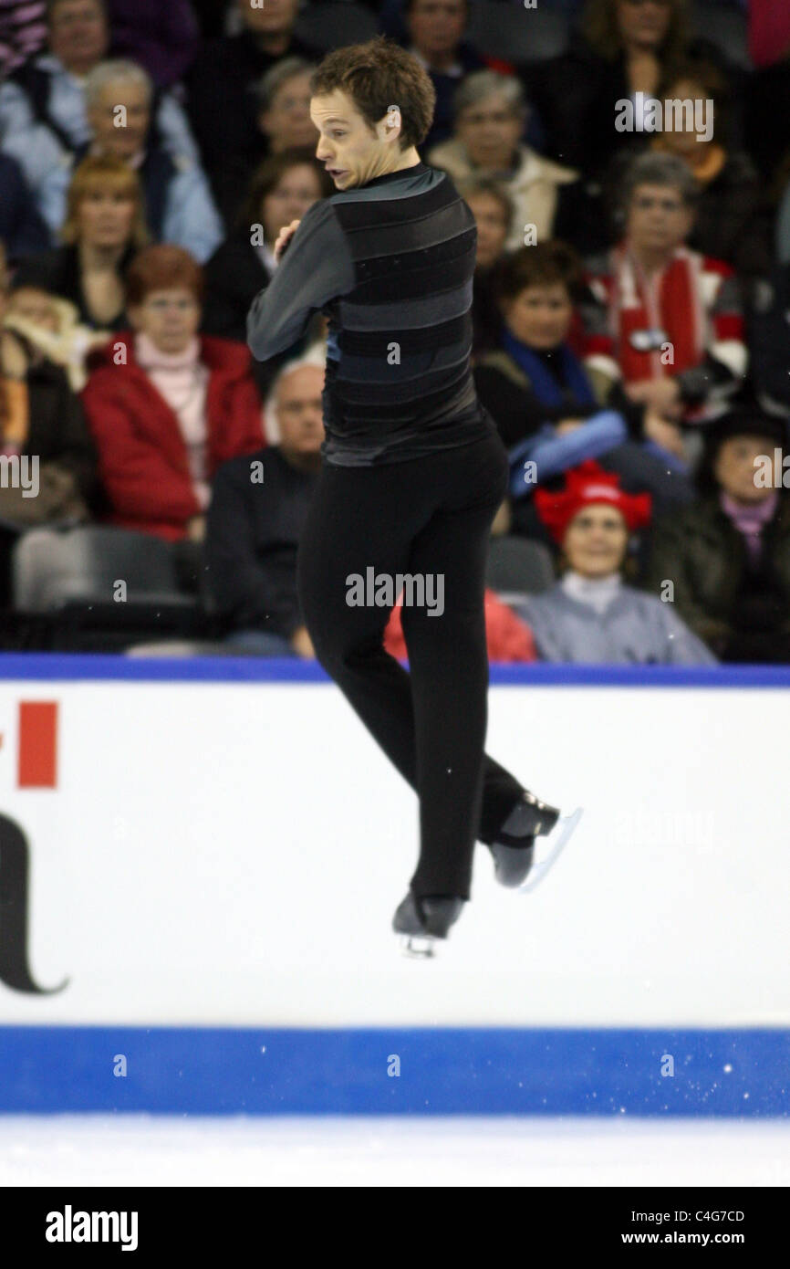 Andre Craig competes at the 2010 BMO Canadian Figure Skating