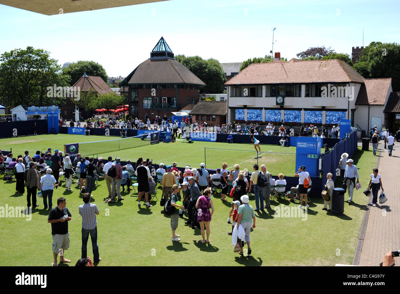 The Aegon International Tennis championships held at Devonshire Park Eastbourne UK Stock Photo