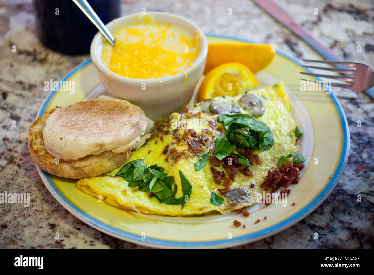 Grits and eggs hires stock photography and images Alamy