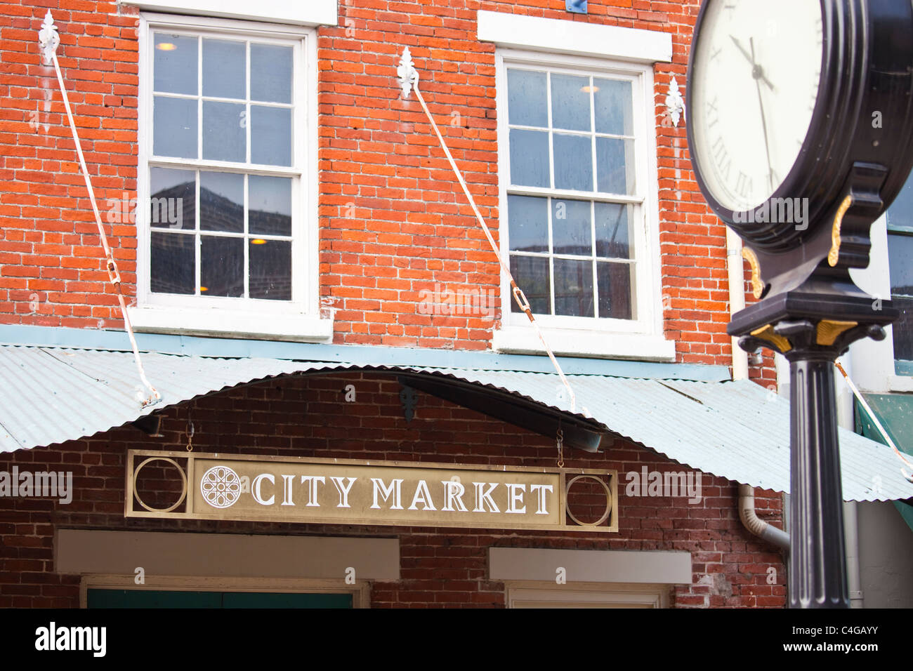 City Market, Savannah, Stock Photo Alamy