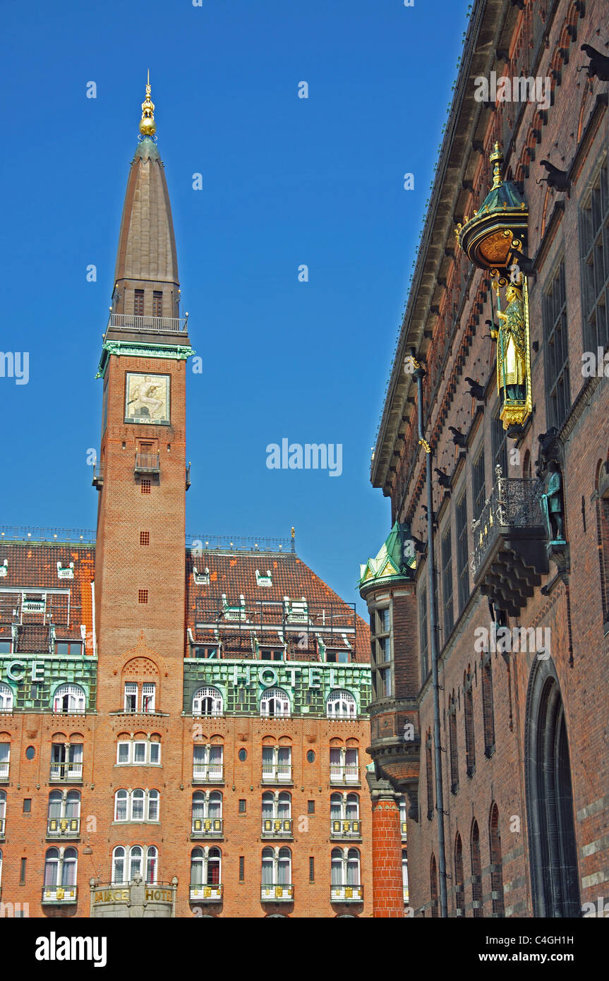 City Hall Square, Copenhagen (Kobenhavn), Kingdom of Denmark Stock Photo